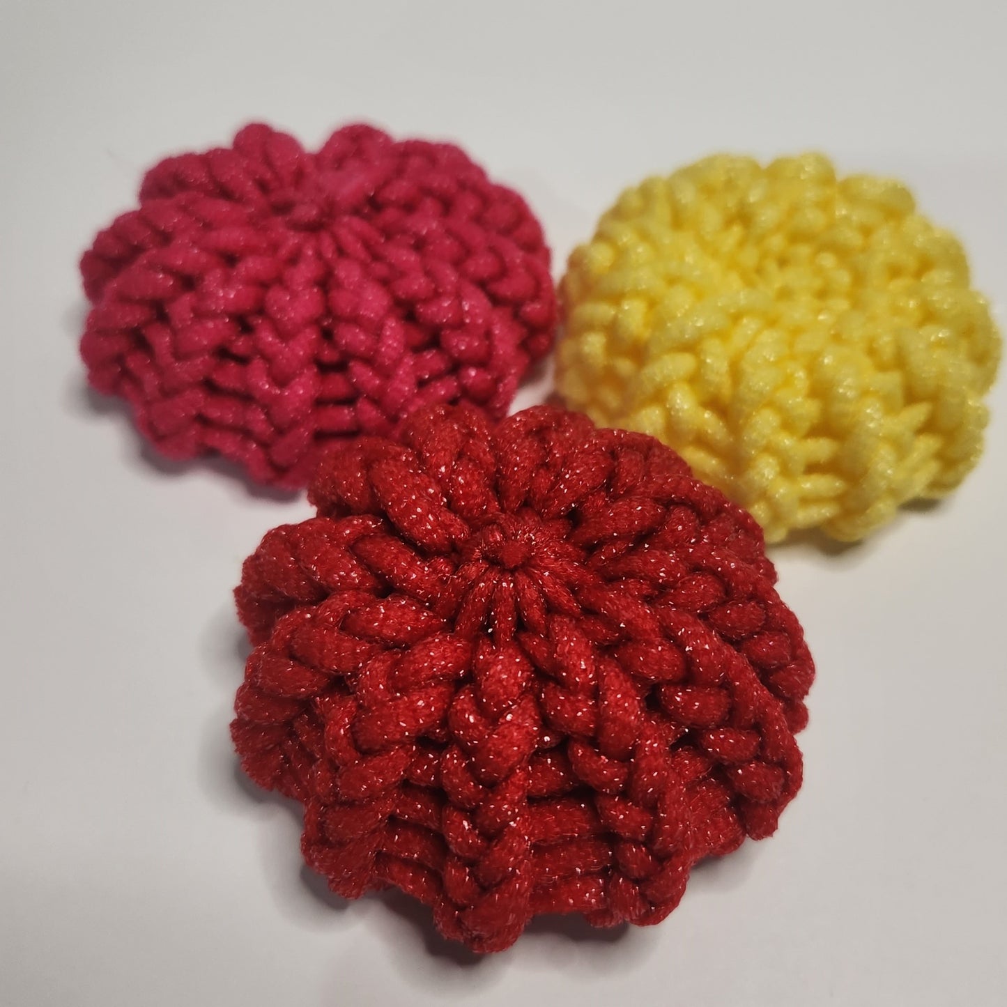 3 2.5inch scrubbies created by Hummingbird Trove